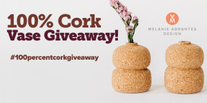 100% Cork Vase Giveaway #100percentcorkgiveaway