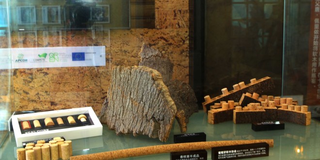 Cork Booth at Qingdao Wine Museum